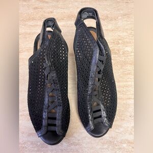 Earth Black Women's Wedge Shoes